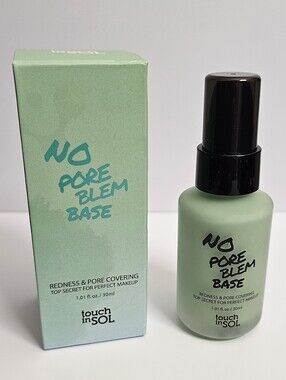 Touch in Sol No Poreblem Redness Correcting Base primer kbeauty makeup skincare
